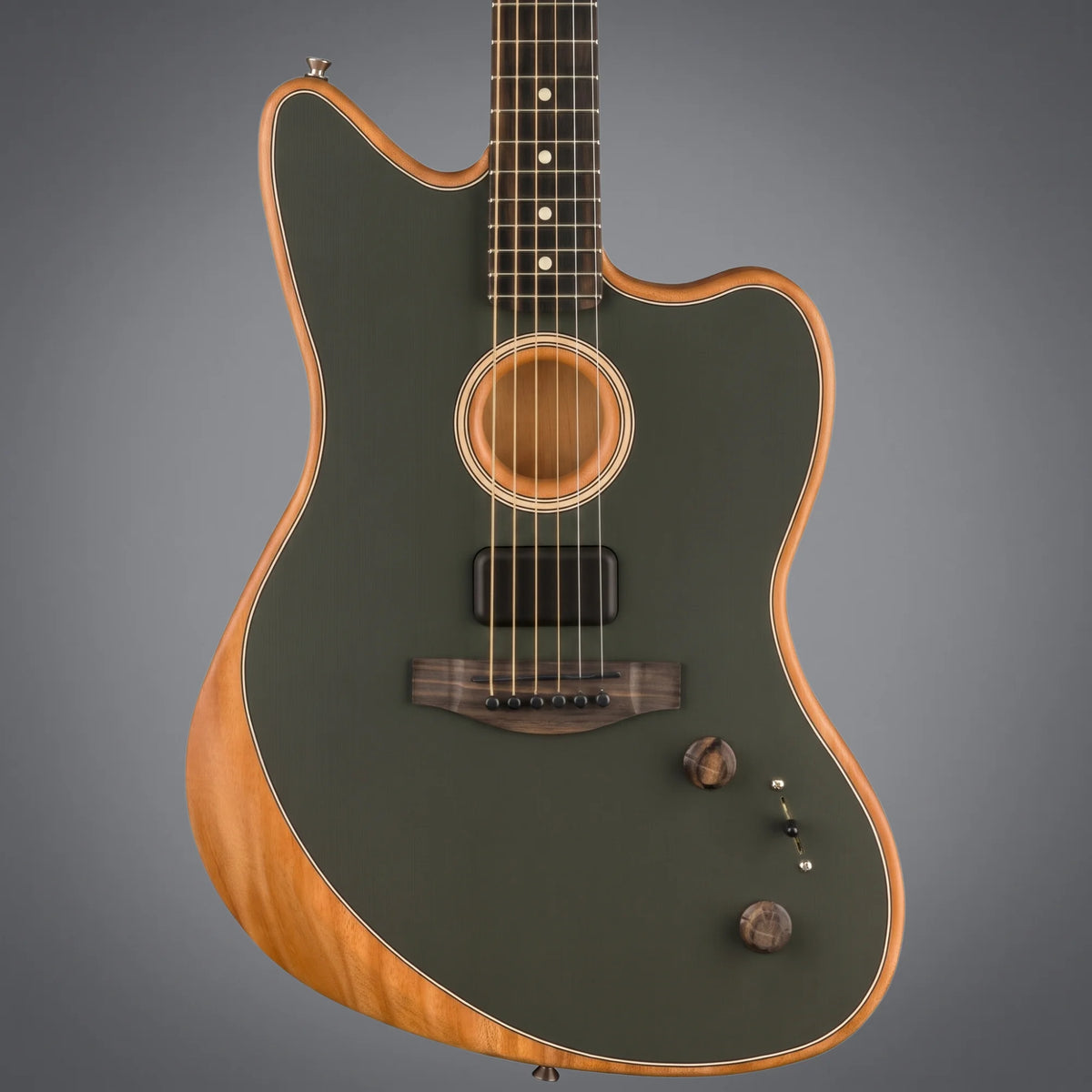 Fender American Acoustasonic Jazzmaster EB TUNG Tungsten