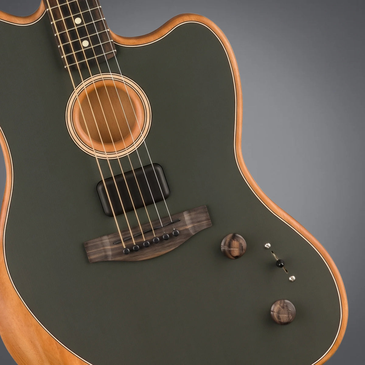 Fender American Acoustasonic Jazzmaster EB TUNG Tungsten