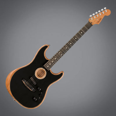 Fender American Acoustasonic Stratocaster EB BLK Black