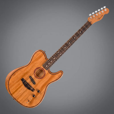 Fender American Acoustasonic Telecaster NAT MAH EB AllMahogany Natural