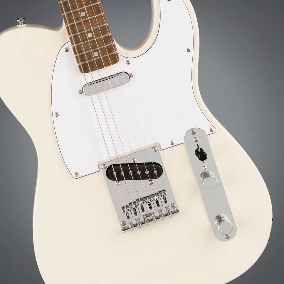 Fender Squier Affinity telecaster LRL WPG OLW Olympic White