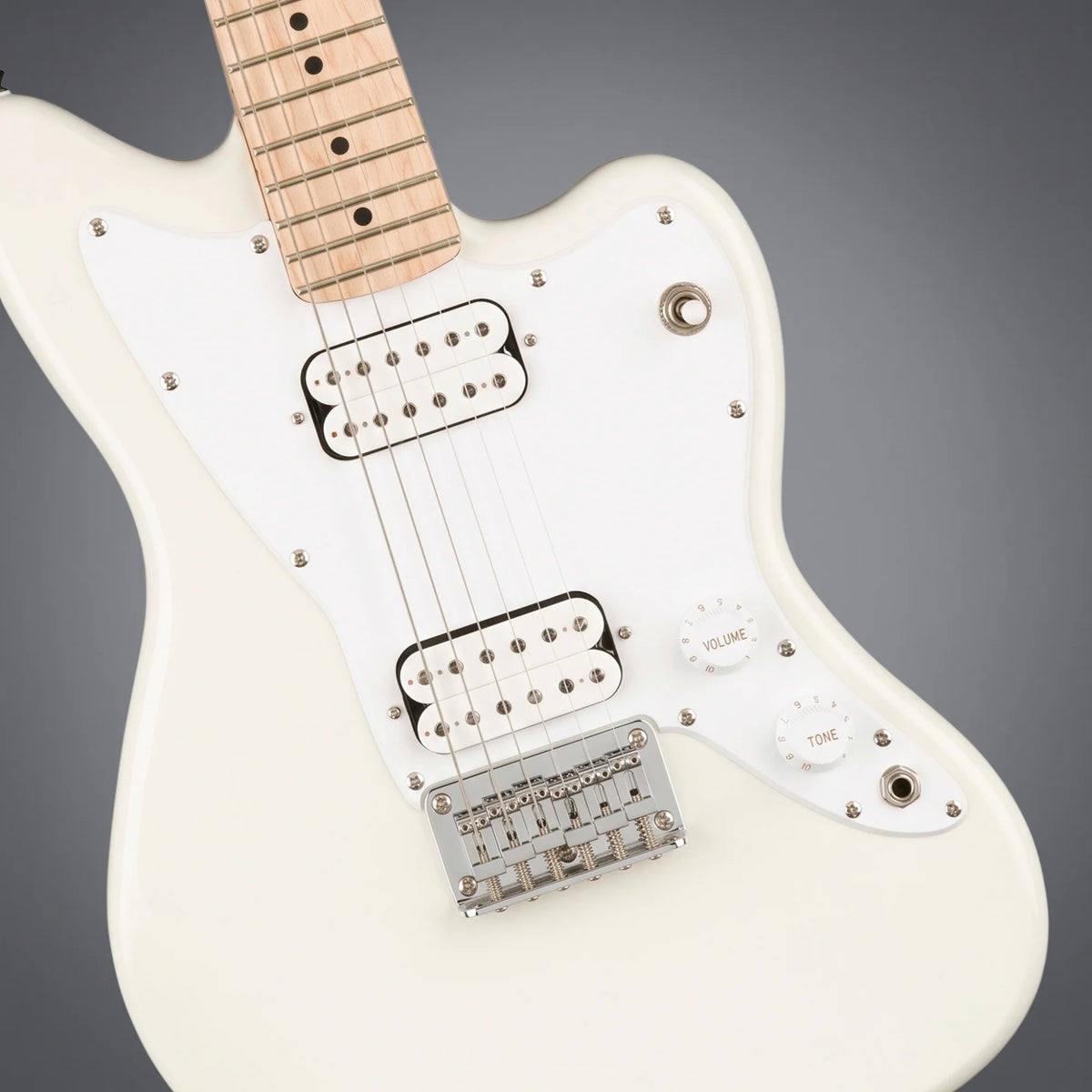 Fender Squier Mini Jazzmaster HH MN OWT Olympic White