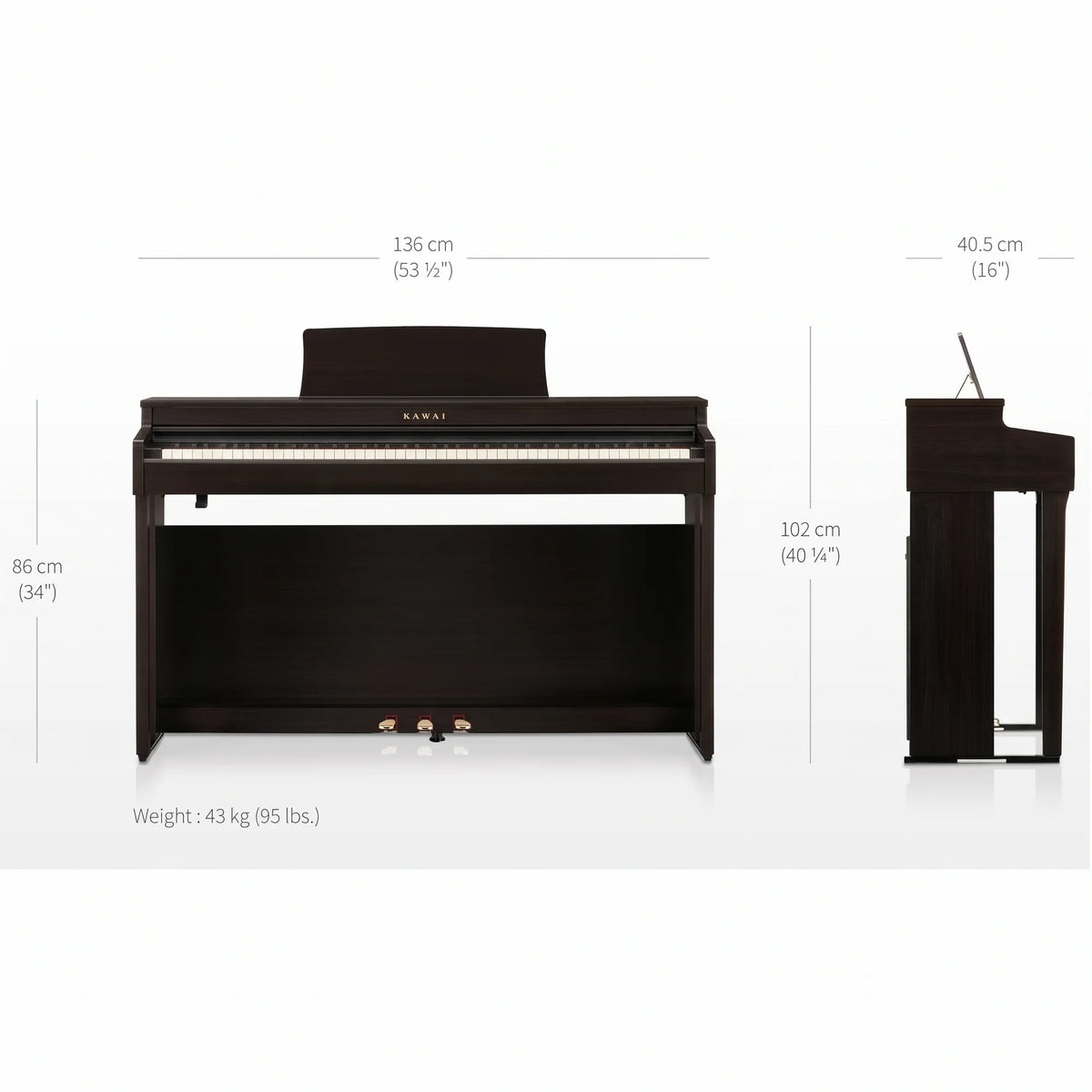 Kawai CN201 White